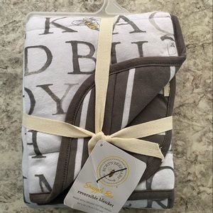 New Burt’s Bees baby blanket
